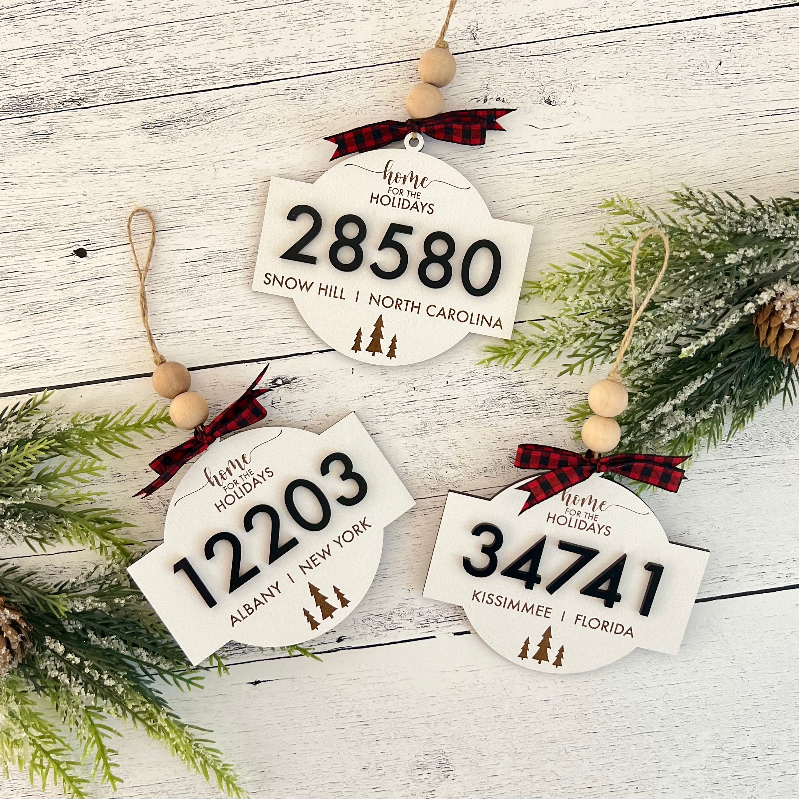 Local Zip Code Ornament