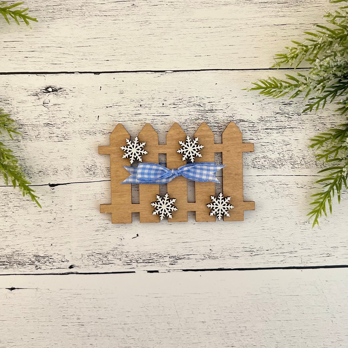 Winter Themed Accent Tiered Tray Decor