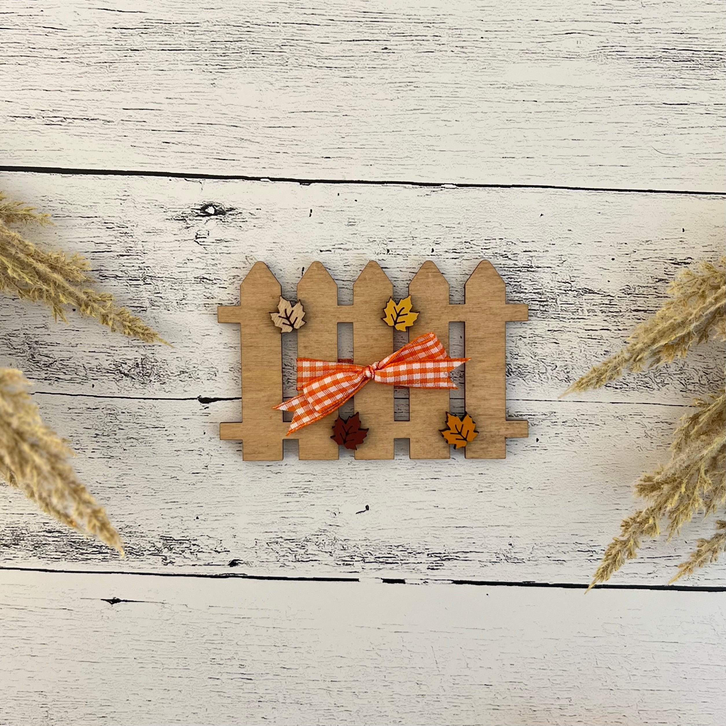 Fall Themed Accent Tiered Tray Decor