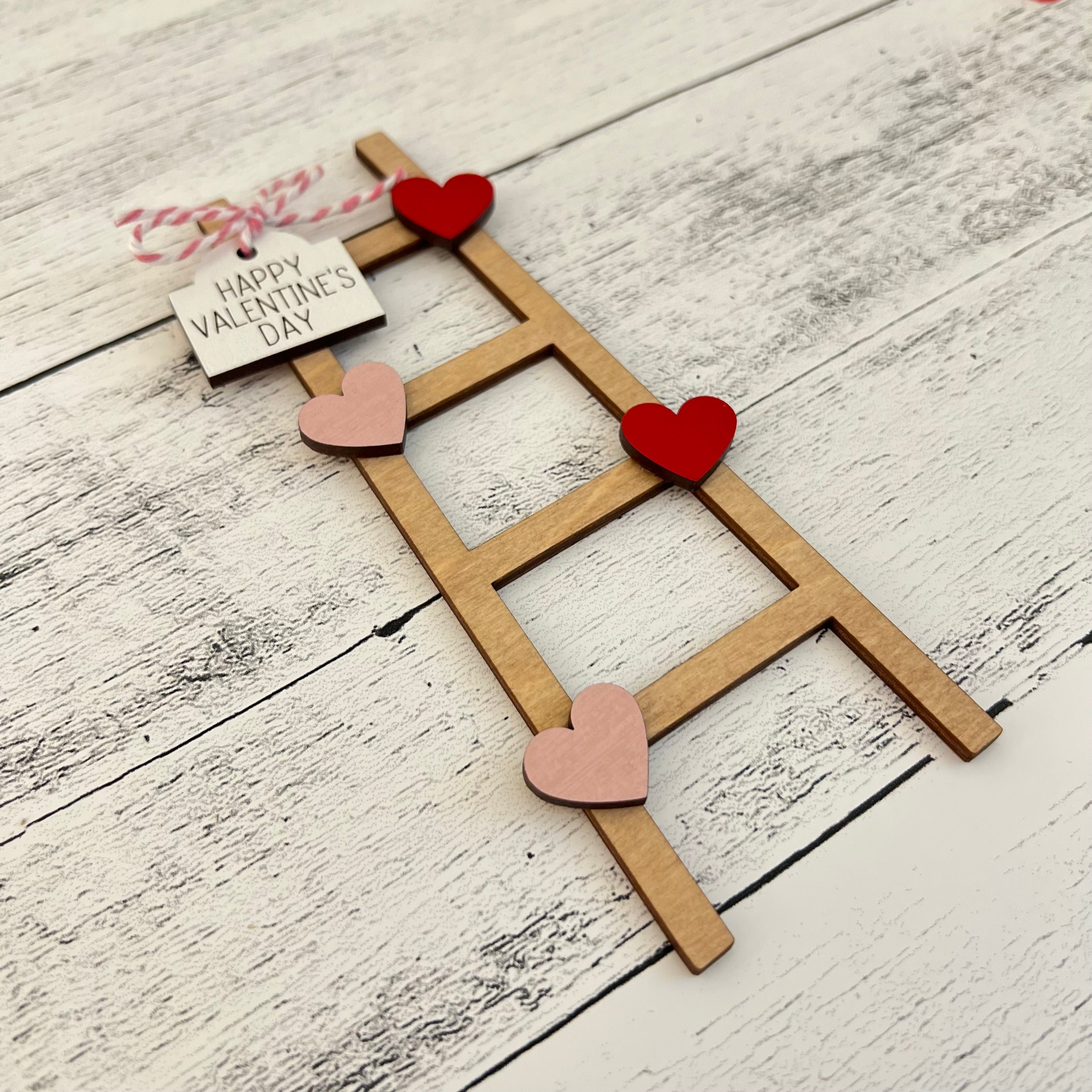 Valentine's Day Themed Accent Tiered Tray Decor