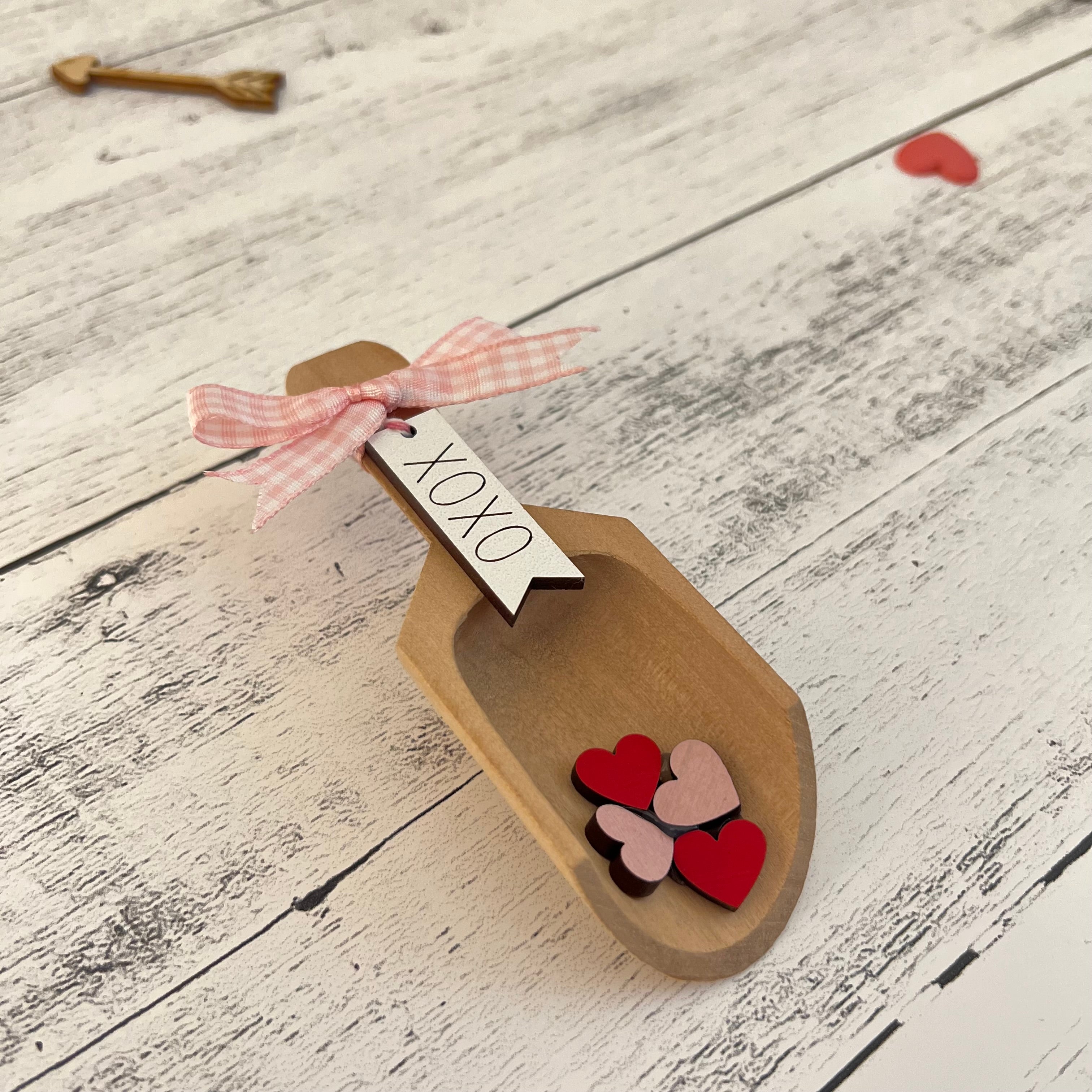 Valentine's Day Themed Accent Tiered Tray Decor