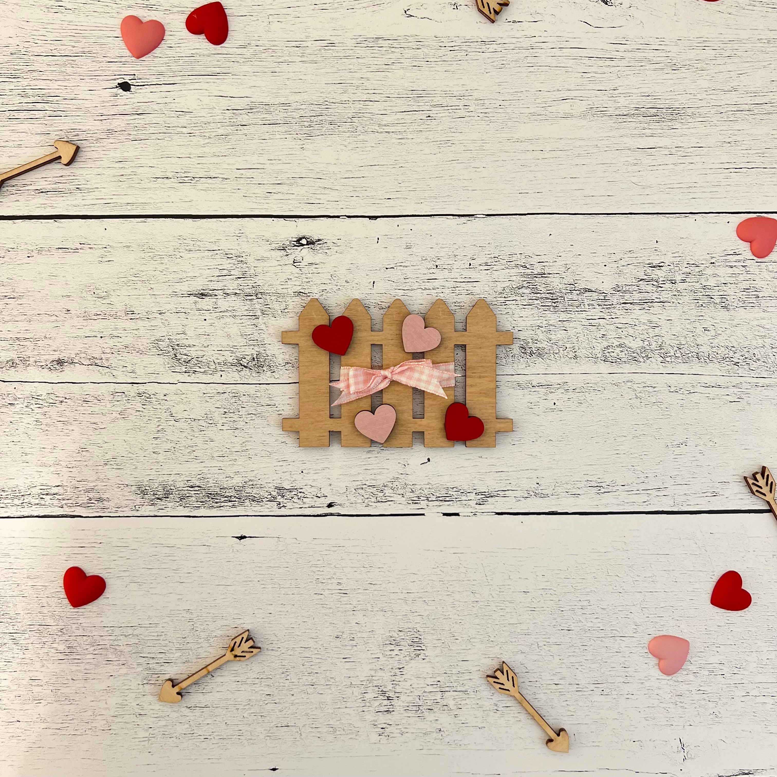 Valentine's Day Themed Accent Tiered Tray Decor