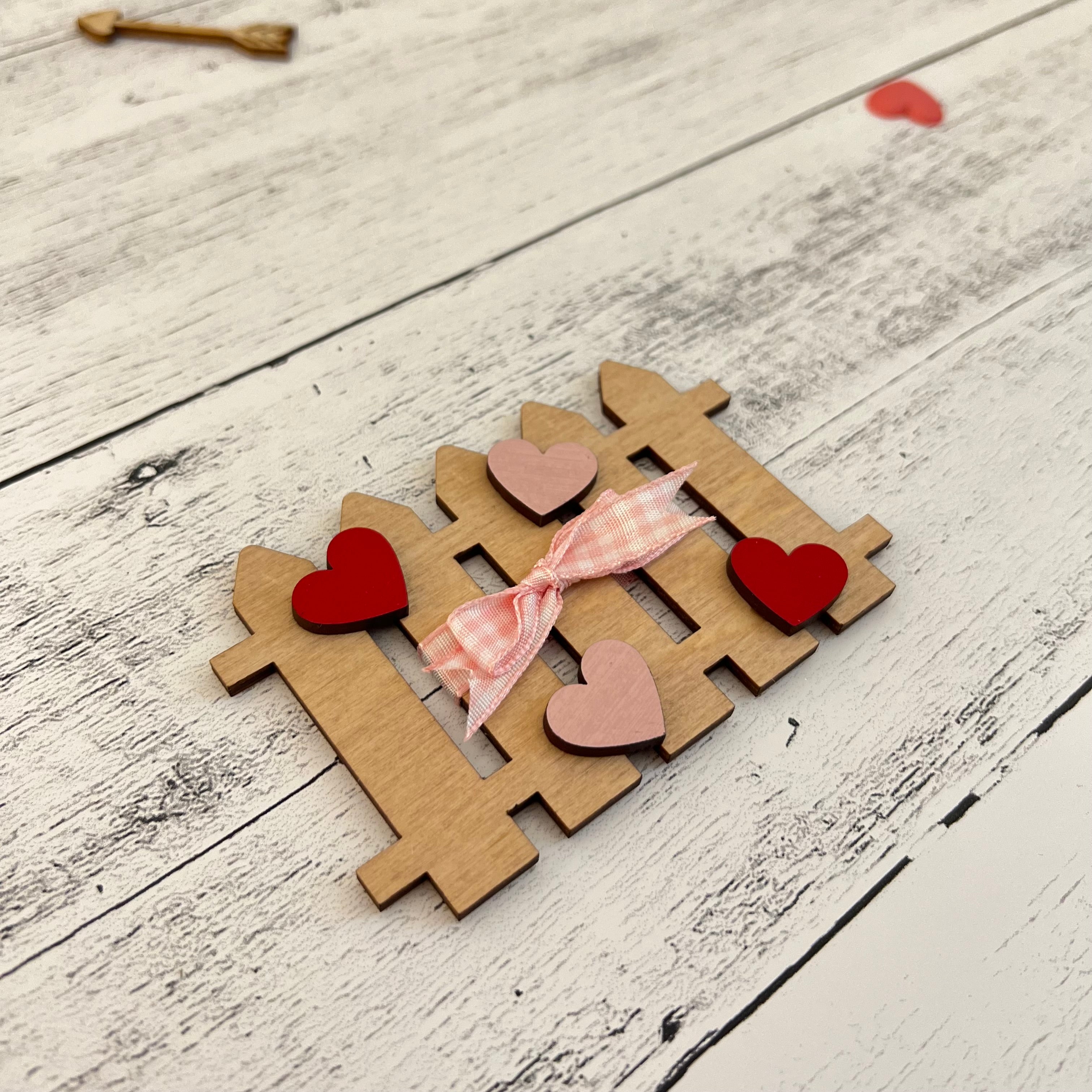 Valentine's Day Themed Accent Tiered Tray Decor