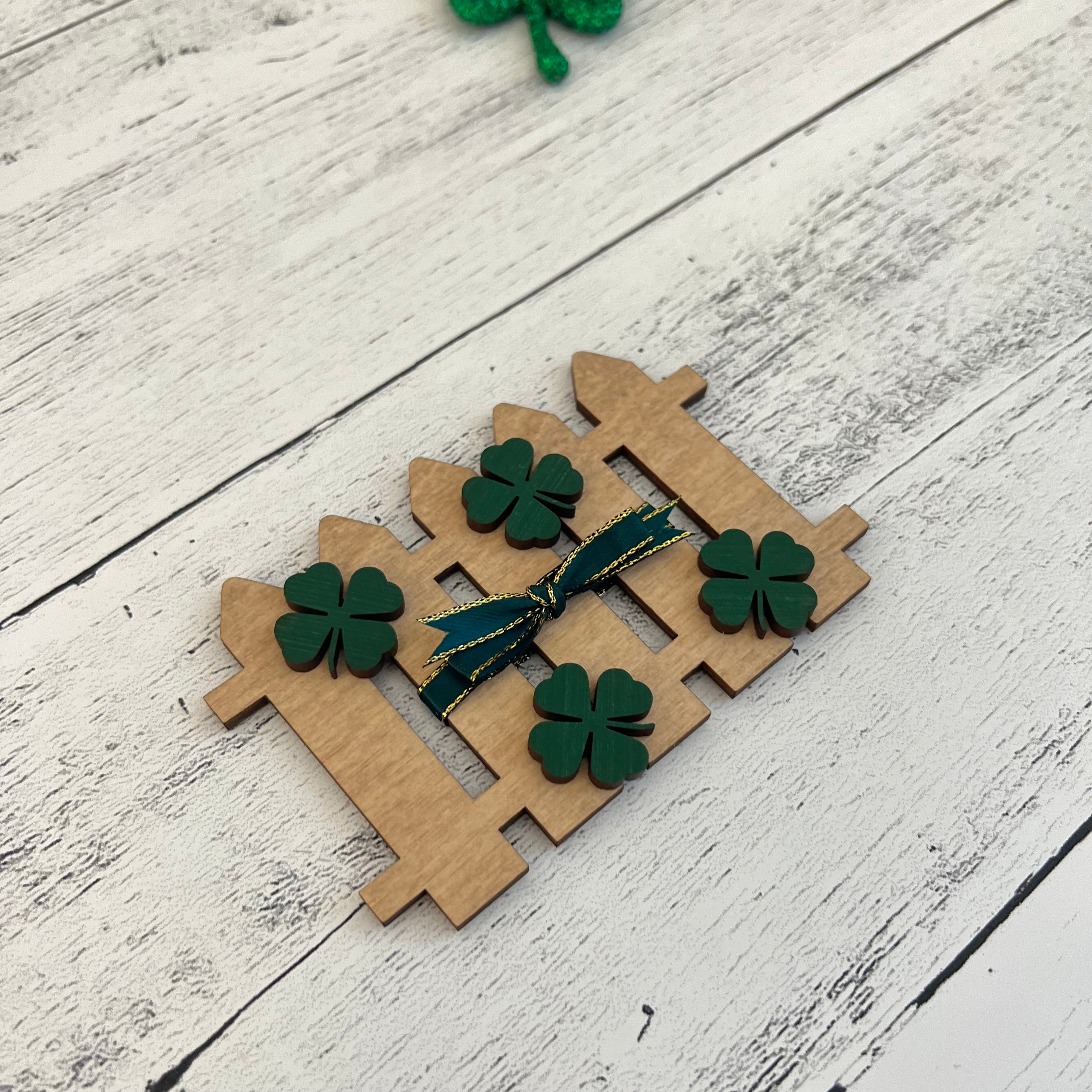 St. Patrick's Day Themed Accent Tiered Tray Decor