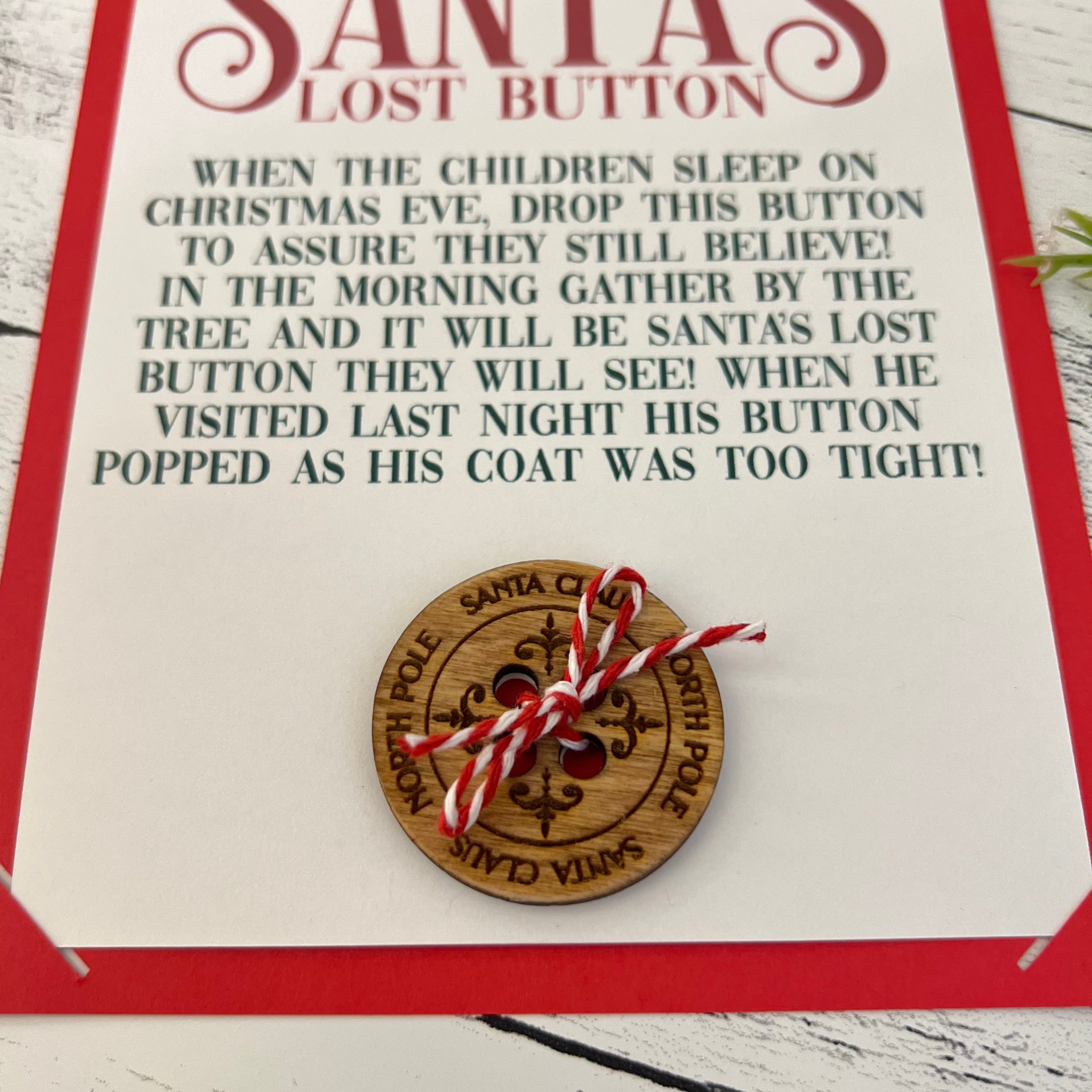 Santa's Lost Button