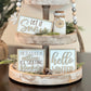 Classic Winter Themed Tiered Tray Decor Bundle