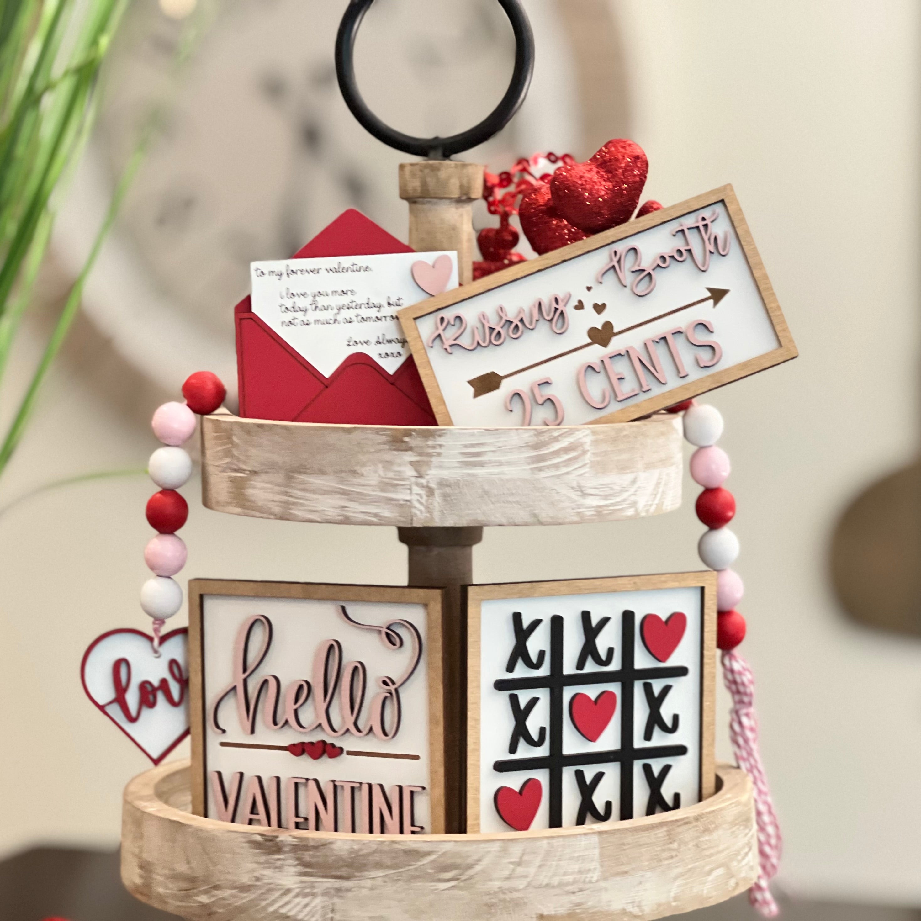 Valentine's Day Tier Tray Decor Bundle