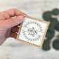 Personalized Mini Framed Family Name Sign