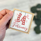 Mini Framed Valentine's Day Sign | February 14 Sign