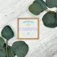 Mini Framed Easter Sign | Farm Fresh Carrots Sign
