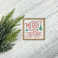 Mini Framed Christmas Sign | Merry Christmas Sign