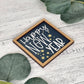 Mini Framed New Years Sign | Happy New Year Sign
