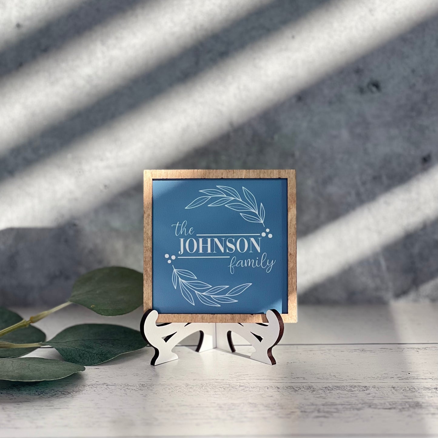 Mini Framed Nautical Themed Sign | Home Where Anchor Drops