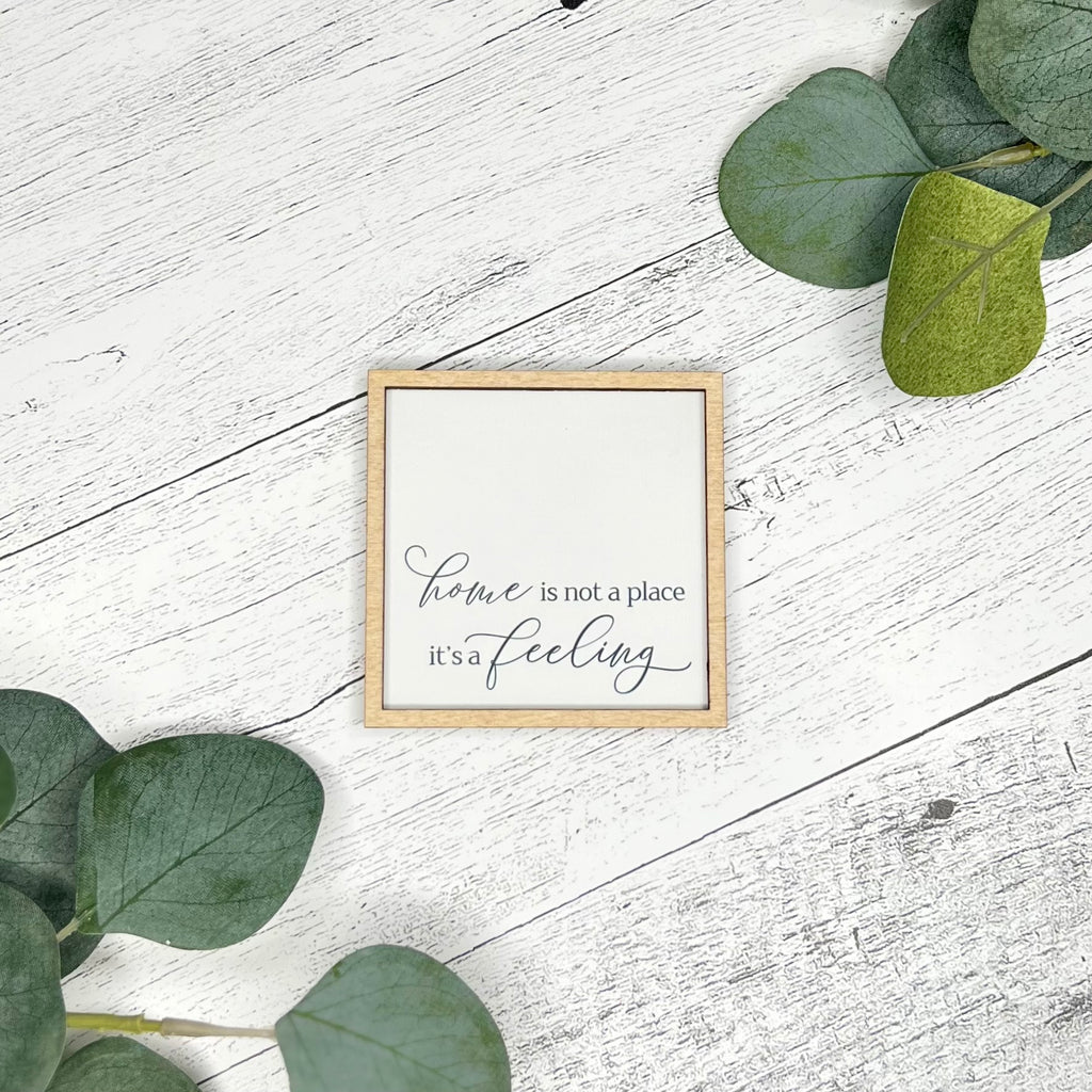 Mini Framed Family/Home Themed Sign | Home-Feeling