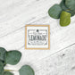 Mini Framed Lemon Themed Sign | Ice Cold Lemonade