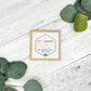 Mini Framed Bee & Honey Themed Sign | Raw-Unfiltered Honey Sign