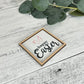 Mini Framed Easter Sign | Happy Easter Sign