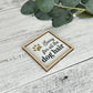 Mini Framed Dog Themed Sign | Sorry For All The Dog Hair Sign