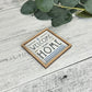 Mini Framed Nautical Themed Sign | Welcome To Our Home