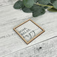 Mini Framed Bathroom Themed Sign | Soak Relax Enjoy