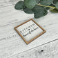 Mini Framed Kitchen Themed Sign | Heart Of The Home