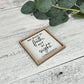 Mini Framed Bible Verse Sign | Mini Scripture Sign | Mini Religious Sign