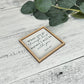 Mini Framed Bible Verse Sign | Mini Scripture Sign | Mini Religious Sign