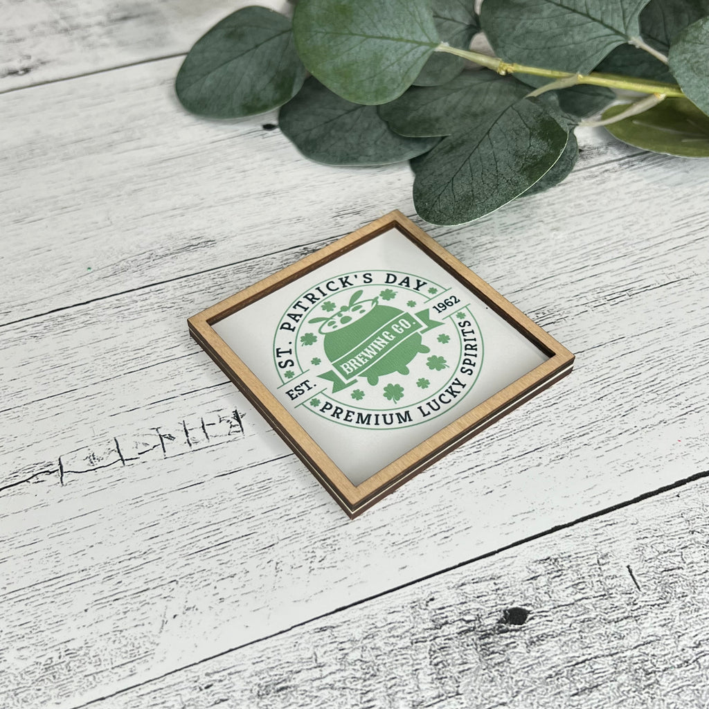 Mini Framed St. Patrick's Day Sign | Spirits-Brewing Co.