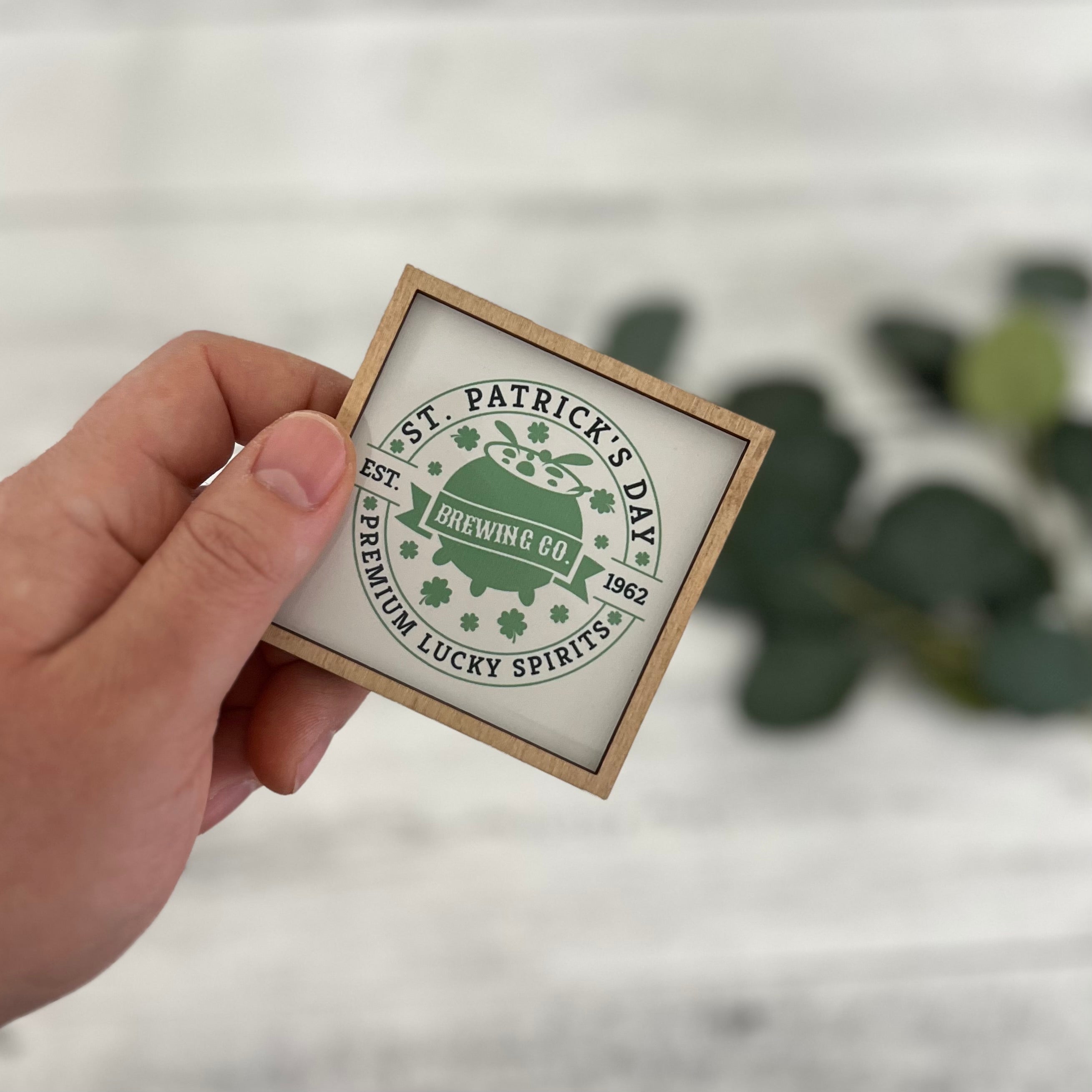 Mini Framed St. Patrick's Day Sign | Spirits-Brewing Co.