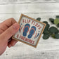 Mini Framed 4th Of July Sign | Flip Flops & Fireworks