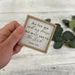 Mini Framed Bible Verse Sign | Mini Scripture Sign | Mini Religious Sign