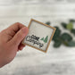 Mini Framed Camping Themed Sign | Gone Camping