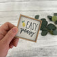 Mini Framed Lemon Themed Sign | Easy Peasy