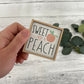 Mini Framed Peach Themed Sign | Sweet As A Peach