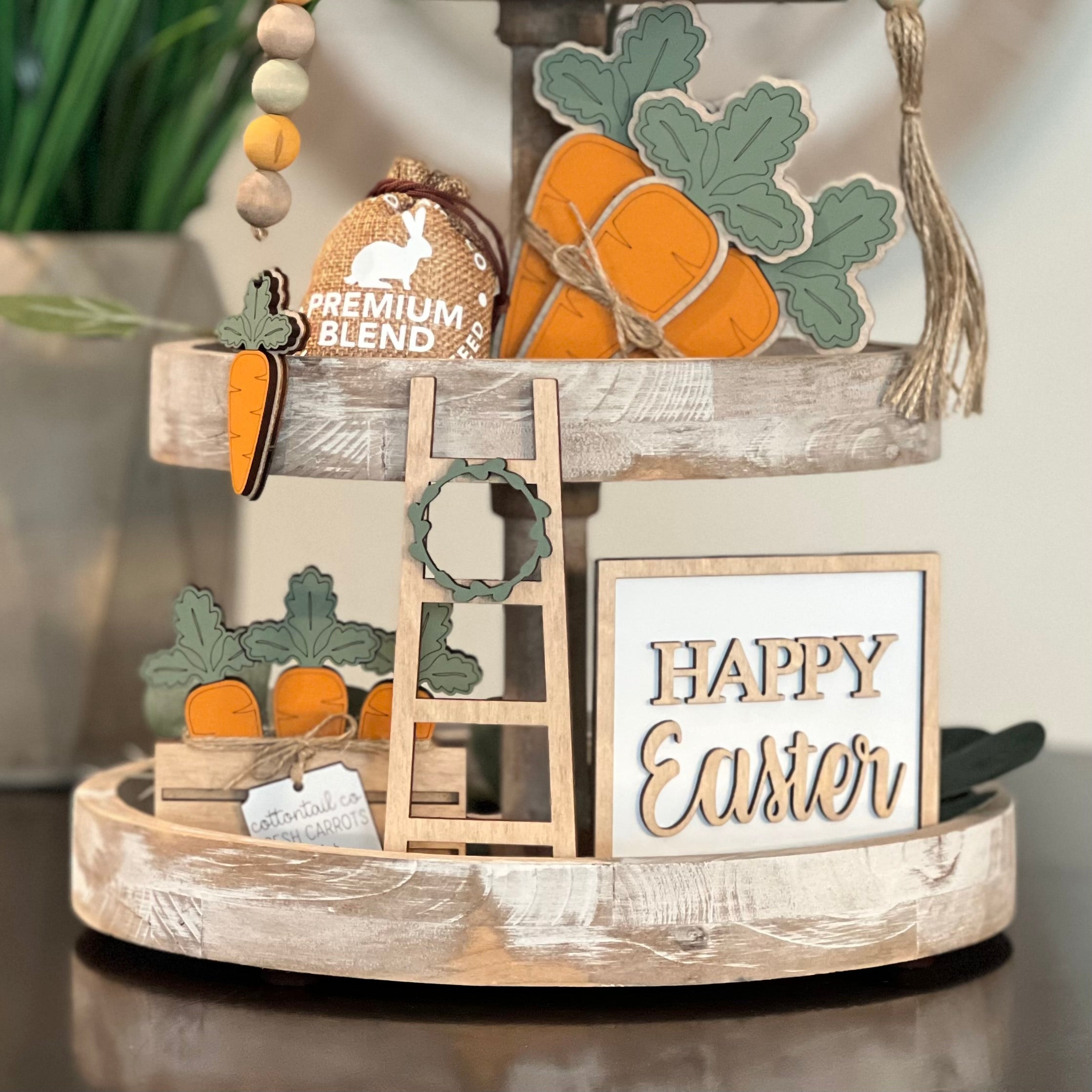 Classic Easter Tiered Tray Decor Bundle