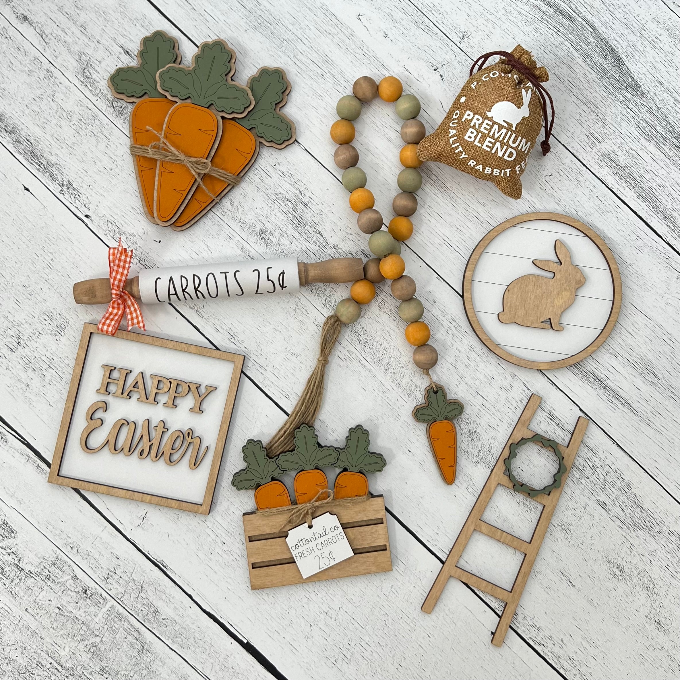 Classic Easter Tiered Tray Decor Bundle