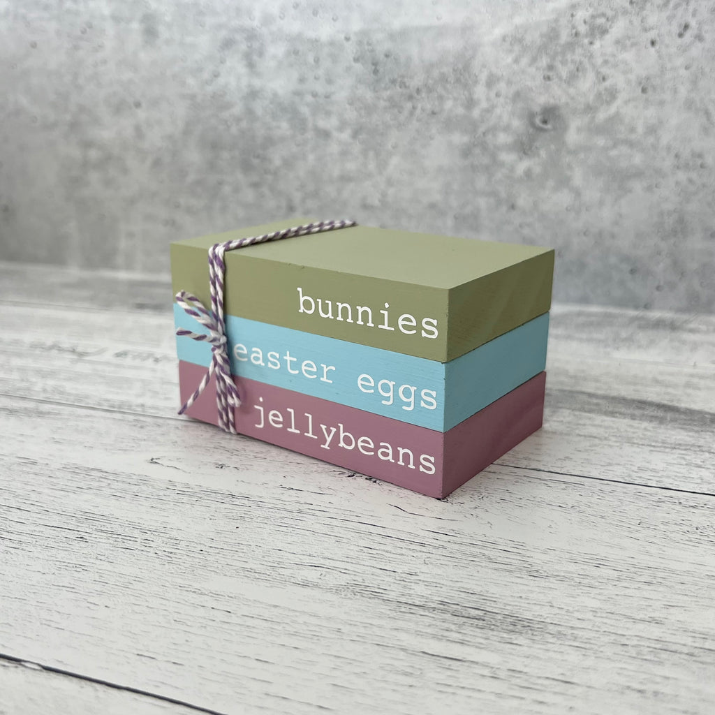 Easter Themed Mini Wooden Books