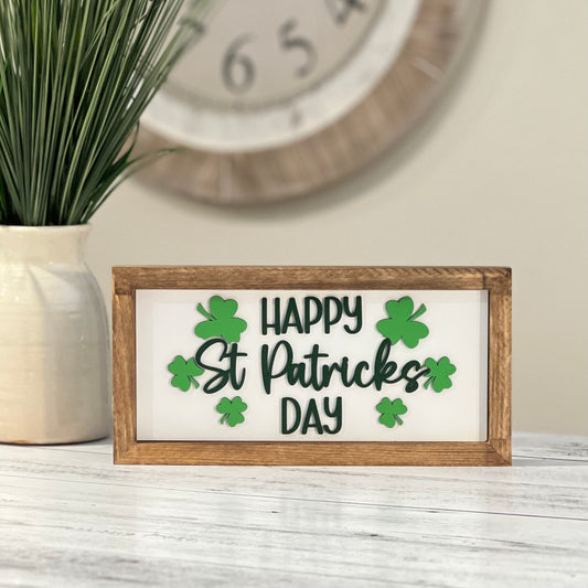 Framed St. Patrick's Day Sign | Happy St. Patrick's Day