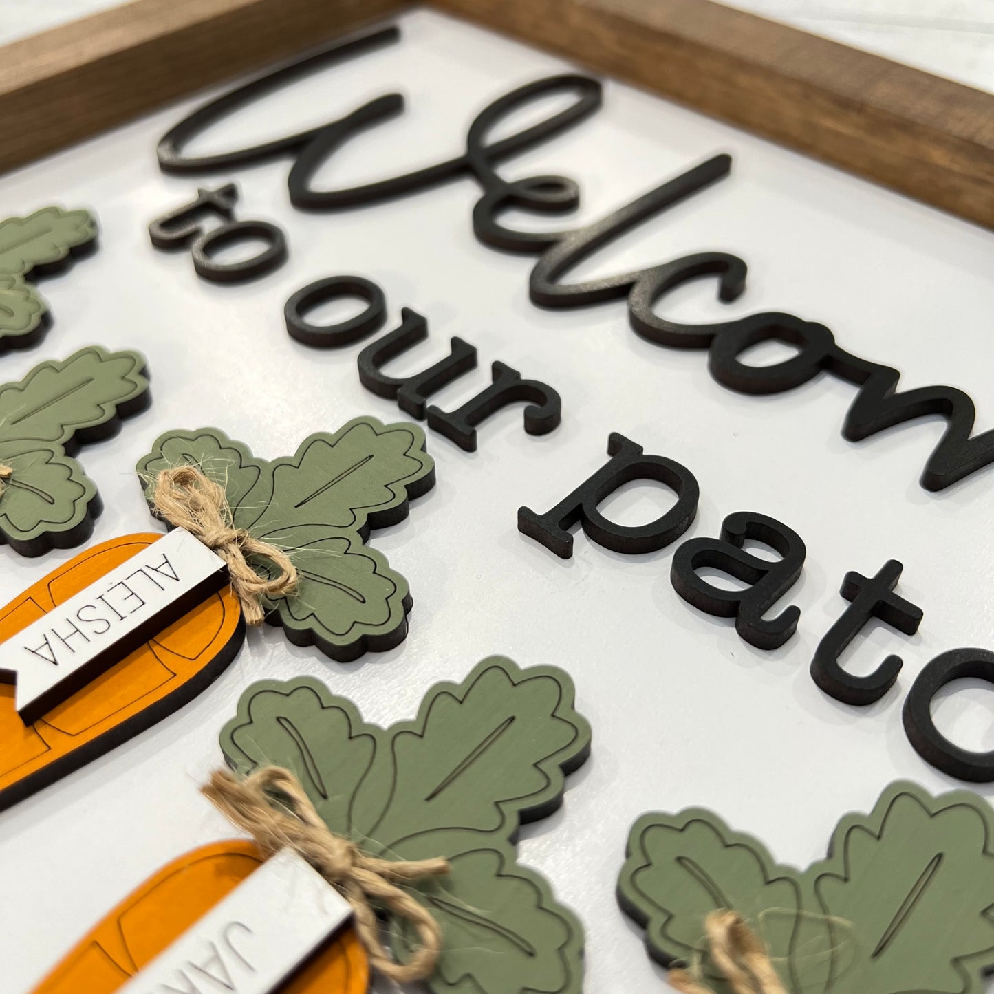 Personalized Easter Family Sign