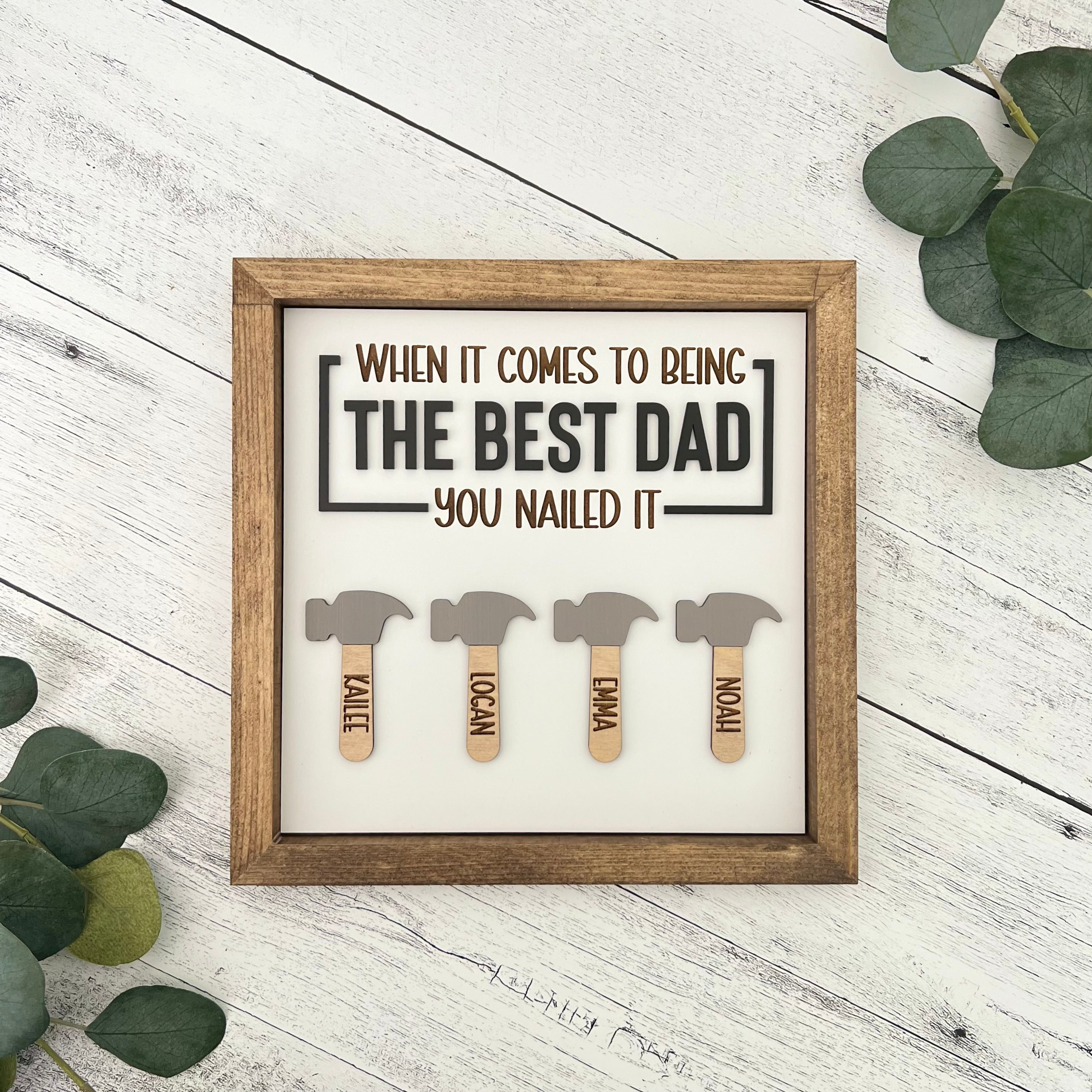 Personalized Father's Day Sign