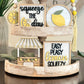 Lemon Themed Tiered Tray Decor Bundle