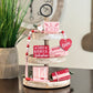 Valentine's Day Themed Wooden Bead Garland