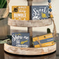 Bee Themed Mini Wooden Books