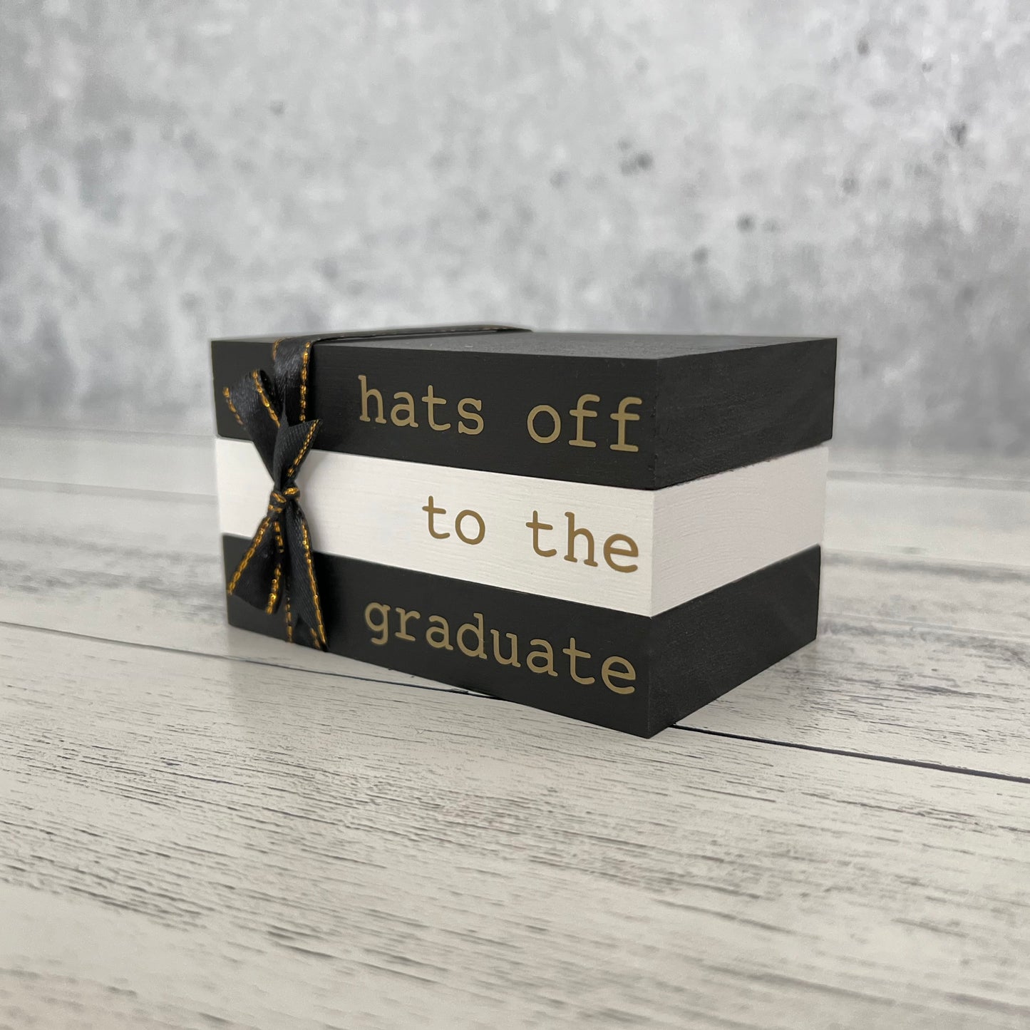 Graduation Themed Mini Wooden Books