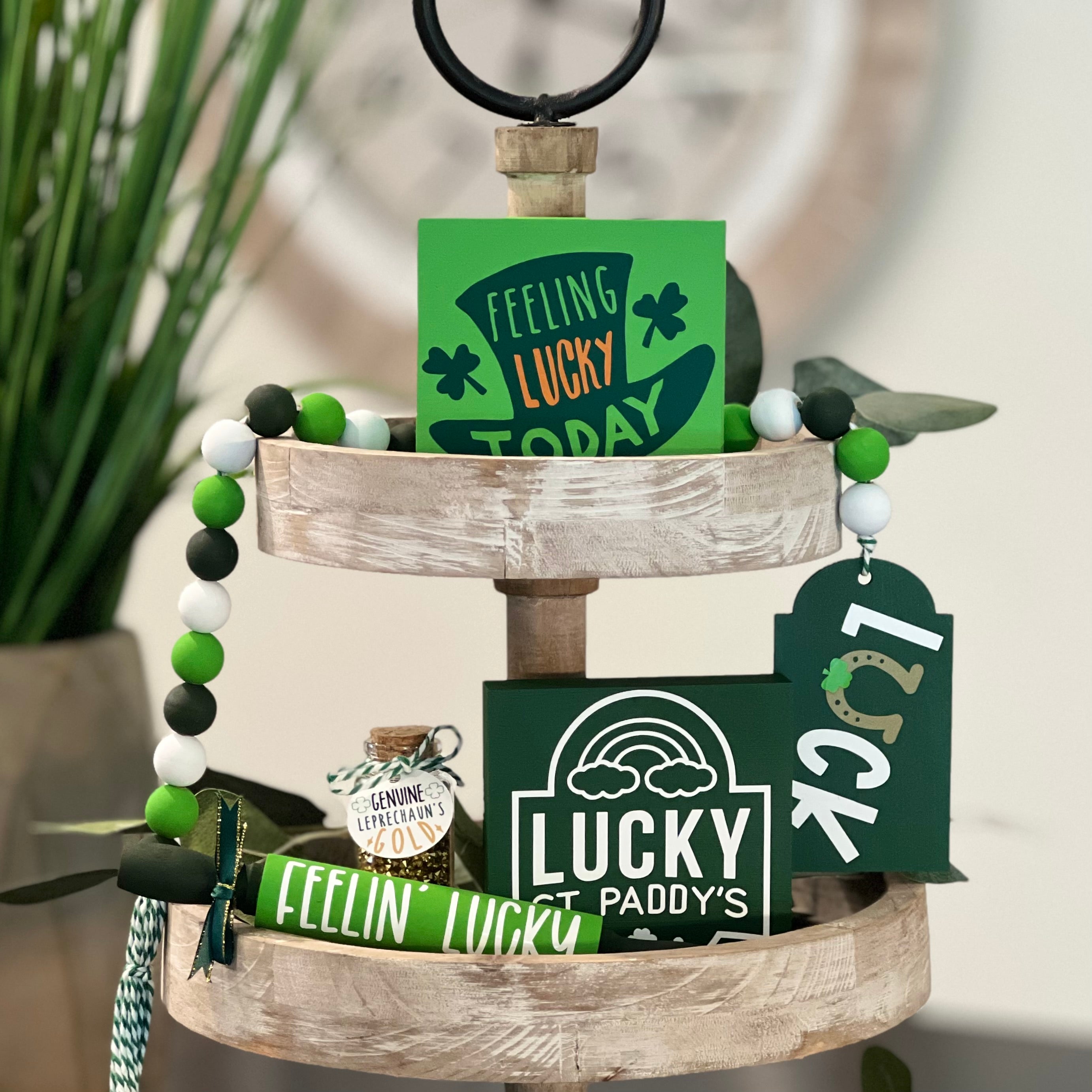 St. Patrick's Day Tiered Tray Decor Bundle