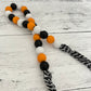 Halloween Themed Wooden Bead Garland
