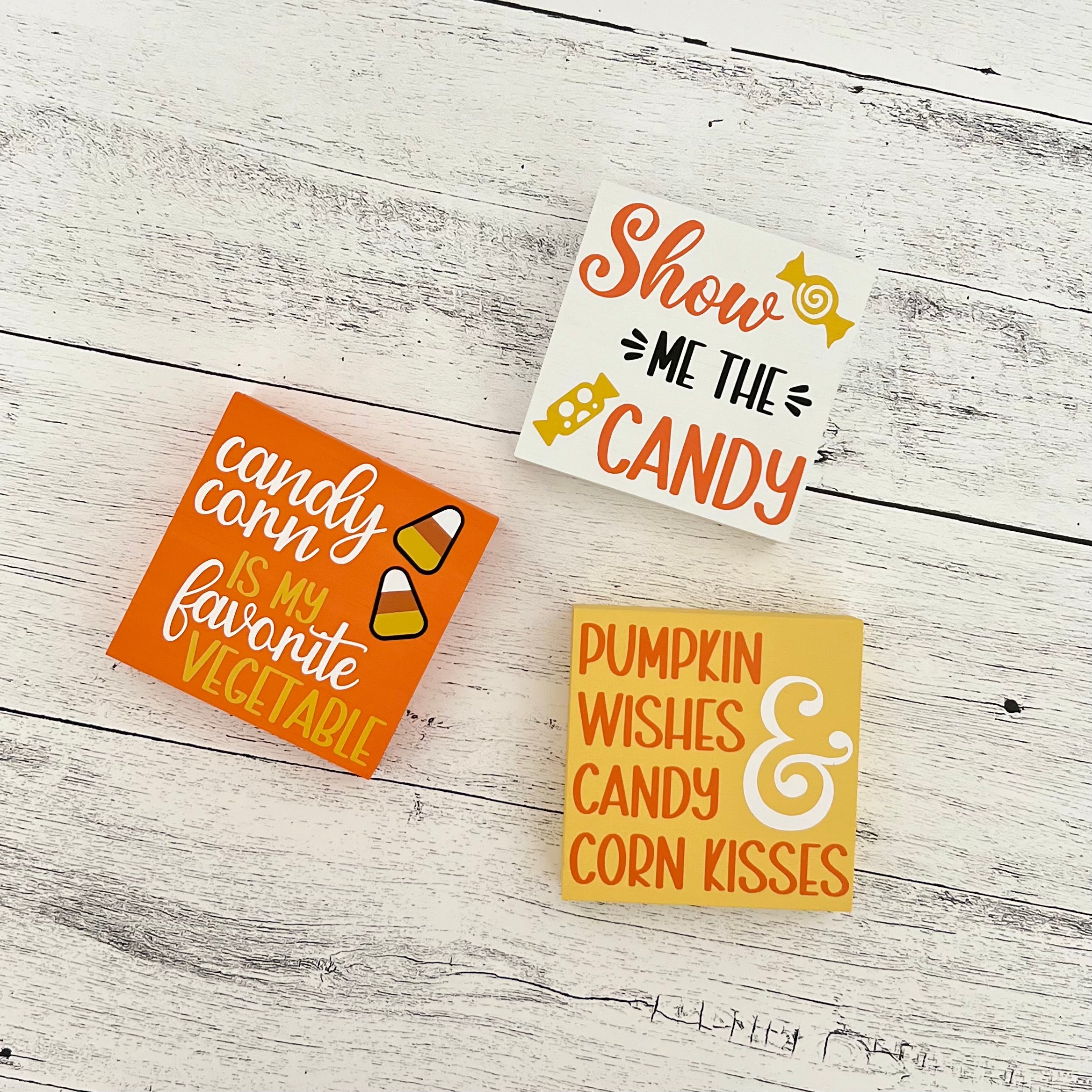 Candy Corn Signs