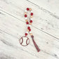 Baseball Wooden Bead Garland