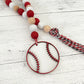Baseball Wooden Bead Garland