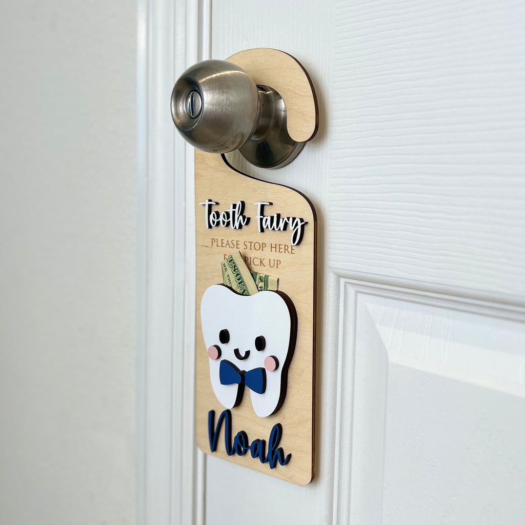 Personalized Tooth Fairy Door Hanger